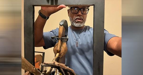 Graylin Anderson in the studio